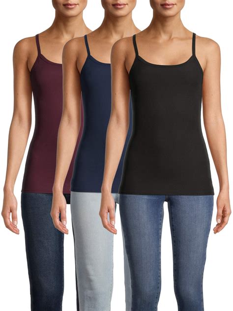 The No Boundaries Junior's Rib Cami is a must-have addition to your everyday wardrobe. . Made of soft, rib-knit fabric with a hint of spandex for a snug and flattering fit, this cami has a pair of spaghetti straps and a round scoop neckline to will keep you feeling cool and comfortable. . No boundaries juniors rib cami