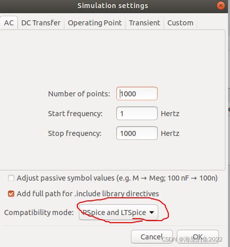 No compatibility mode selected ngspice.  set ngbehavior=spice3.  Note: No compatibility mode sel...