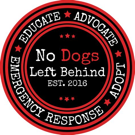 No dogs left behind. Things To Know About No dogs left behind. 
