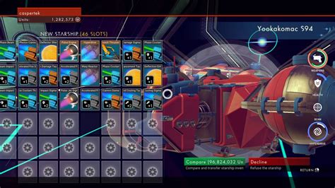 No man's sky starship upgrades. shadowwraith. they all work, photon upgrades work on the sentinel cannon, you can install all the normal weapons and upgrades. the only things that can't be installed on the sentinel ships is the teleport and the launch auto recharger. Reply reply. Redmoon383. 