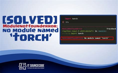 No module named torchcrepe.  The ModuleNotFoundError: No module named 'torch' err...