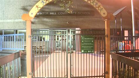 No school Friday at Winter Hill Community School in Somerville after concrete falls from ceiling