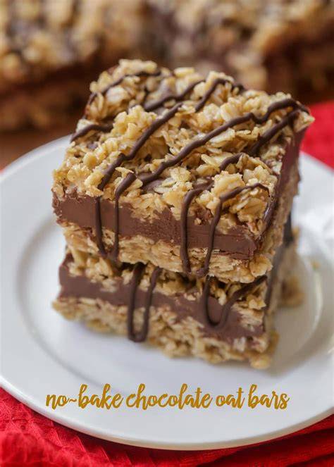 No-Bake Chocolate Oat Bars