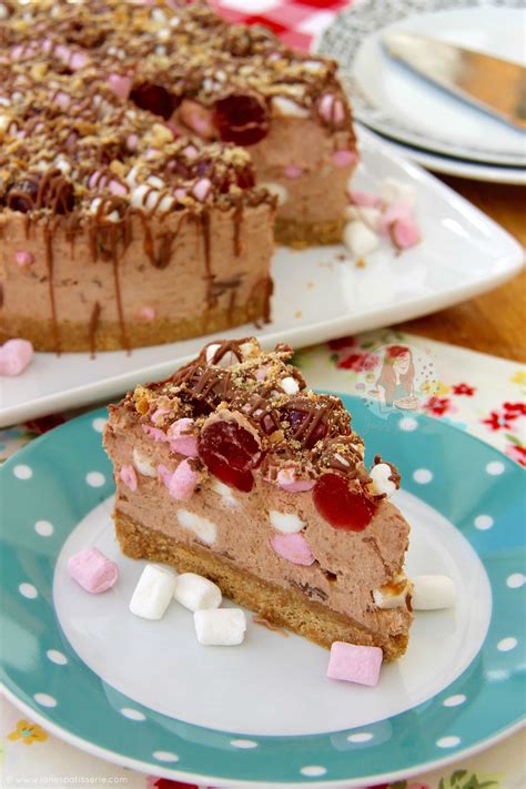 No-bake rocky road cheesecake - Pinterest