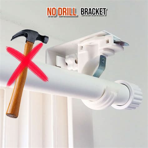 No-drill Curtain Rod Brackets – Crazy Productz