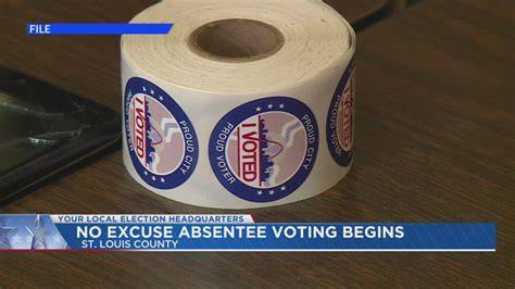 No-excuse absentee voting beginning today