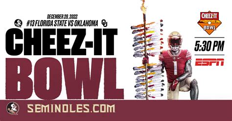 No. 13 Florida State Selected To Play In Cheez-It Bowl