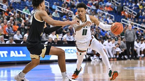 No. 14 Miami holds off Wake Forest to reach ACC semifinals