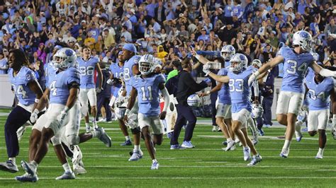 No. 17 North Carolina edges Appalachian State 40-34 in two overtimes