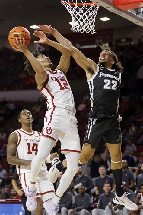 No. 19 Oklahoma pulls away in 2nd half for 72-51 win over Providence