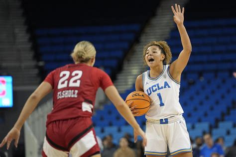No. 2 UCLA women rout Cal State Northridge 111-48 as Kiki Rice just misses quadruple-double