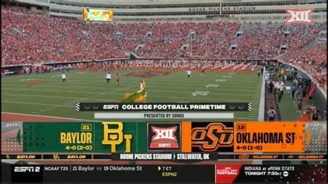 No. 21 Baylor vs No. 19 Oklahoma State Football Highlights