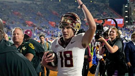 No. 4 Florida State QB Rodemaker a game-time decision vs No. 15 Louisville in ACC title game