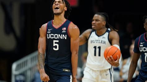 No. 4 UConn comes back in 2nd half to beat Butler 88-81 behind Karaban and Newton