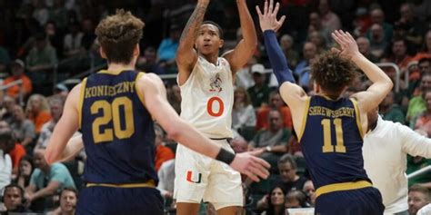 No. 8 Hurricanes open ACC play with balanced 62-49 win over Notre Dame