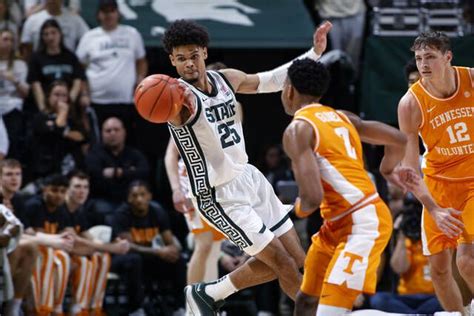 No. 9 Tennessee holds on to beat No. 4 Michigan St 89-88 in charity game for Maui Strong Fund