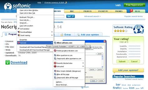 NoScript for Windows