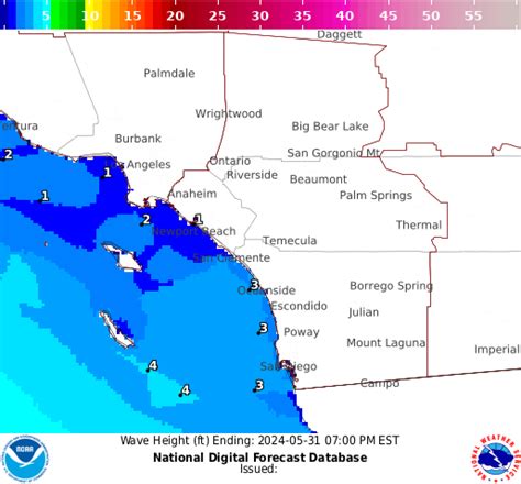 Noaa marine weather forecast san diego. NOAA National Weather Service San Diego, CA. The most widespread precipitation is expected for tonight. Rainfall is expected to range from one-third to one-half inch near the coast to one-half to one inch in the mountains with less than one-quarter inch for the Apple and Lucerne Valleys and less than one-tenth inch for the lower deserts. 
