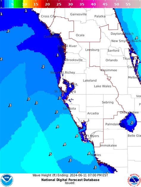 Noaa tampa marine forecast. N Atlantic. NWS National Hurricane Center Miami, FL. 429 PM EDT Fri May 24 2024. Offshore Waters Forecast for Caribbean Sea, and the Tropical N. Atlantic from 07N to 19N W of 55W. Seas given as significant wave height, which is the average. height of the highest 1/3 of the waves. Individual waves may be. 