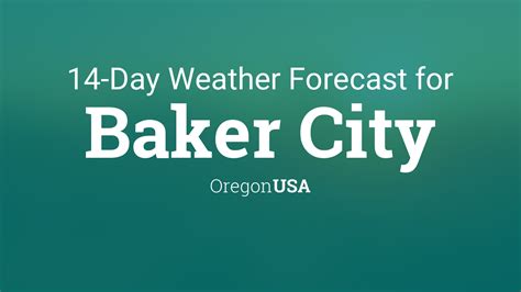 Noaa weather baker city oregon. Things To Know About Noaa weather baker city oregon. 