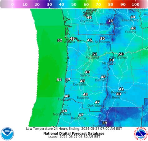 40. Rain. Feels like:33°. Humidity:82%. none:0%. Wind:11 mph SSW. Forecast. On-and-off rain/snow showers continue through Monday. A winter weather advisory remains in effect for the Cascade .... 