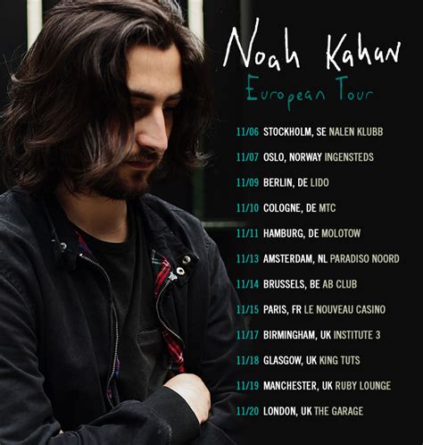 Noah kahan tour. Noah Kahan Tour Stats. Current tour: The We’ll All Be Here Forever Tour (2024) Set time: On the The Stick Season Tour, Noah Kahan usually went on stage between 9:00 and 9:15 p.m., though set times vary. Check back once the We’ll All Be Here Forever Tour kicks off for updated information. Length of average Noah Kahan show: 1 … 