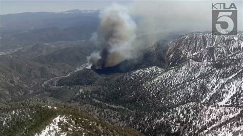 Nob Fire burns 131 acres in San Bernardino National Forest near Lytle Creek