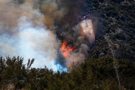 Nob Fire burns 200 acres in San Bernardino National Forest near Lytle Creek