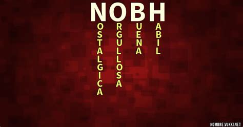 Nobh. Things To Know About Nobh. 
