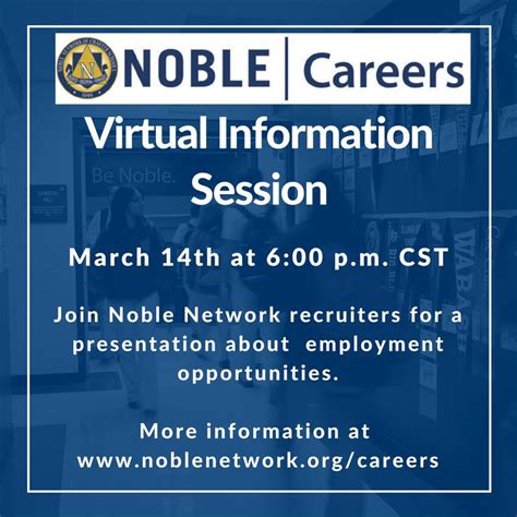Noble Career Opportunities