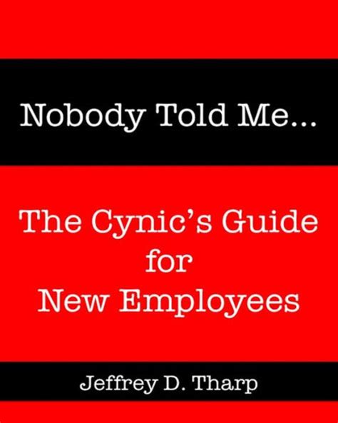 Nobody told me the cynic s guide for new employees. - Jcb service 1cx 208s backhoe loader manual shop service repair book.