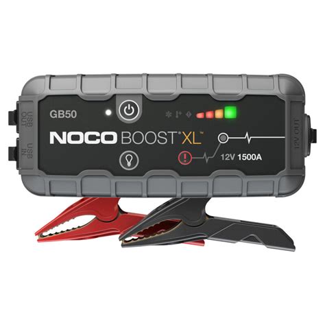 Noco boost xl gb50 manual. 1250 Amp UltraSafe Lithium Jump Starter. NOCO Boost X GBX45 is a portable lithium jump starter for 12-volt batteries in vehicles up to 6.5-liters gasoline and 4.0-liter diesel engines, including cars, motorcycles, trucks, ATVs, boats, RVs, vans, SUVs, tractors, and more. An all-new design with extreme jump starting power for powerful engine starts. 