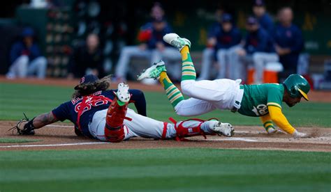 Noda, Bleday homer as A’s shut out Red Sox 3-0 to end 8-game losing streak