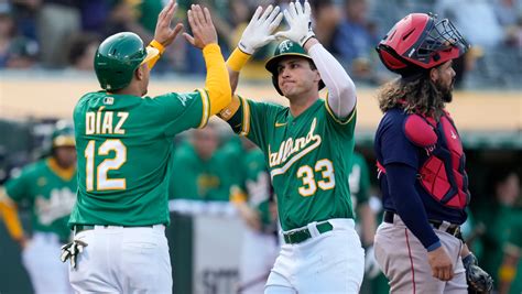 Noda and Bleday homer in 2nd, A’s beat Red Sox 3-0 to end 8-game skid
