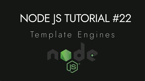 Node JS Tutorial Template Engines YouTube