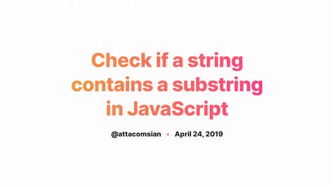 Node Js Check If String Contains Substring