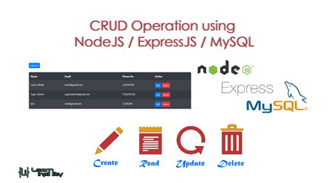 Node js crud mysql github.  Mini Projects done using HTML,CSS, JS, PHP and MySQL - WebT/Booksto...