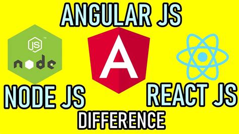 Node js vs Angularjs vs Reactjs Javascript framework …