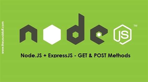 Node.JS Express - GET and POST Methods - The Usual Stuff