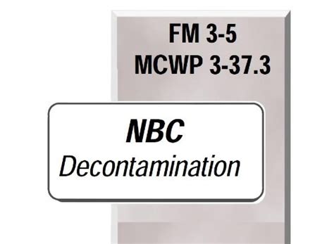 Noi esercito nbc decontaminazione fm 3 5 manuale medico di sopravvivenza. - Study guide for iicrc wrt examination.