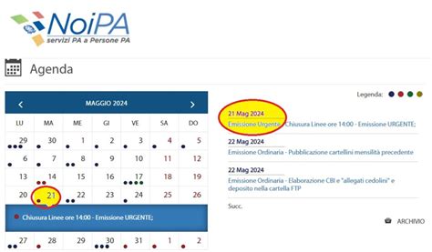 NoiPA - Cedolino di Maggio 2024: il calendario