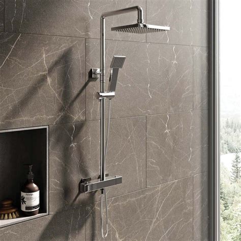 Noir Thermostatic Shower Pack - Easy Bathrooms Showers