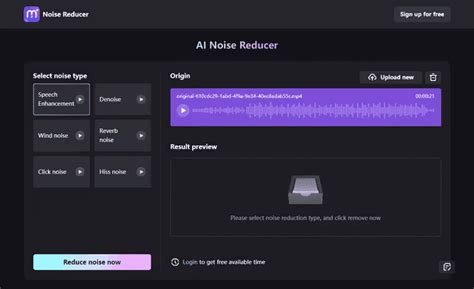 Noise reducer ai.  Compare free AI software for noise removal.  Feature Int...