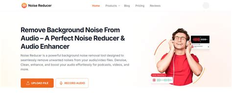 Noise reducer audio.  Clean Audio file online from Mac OS, Linux, Android, IOS, and ...