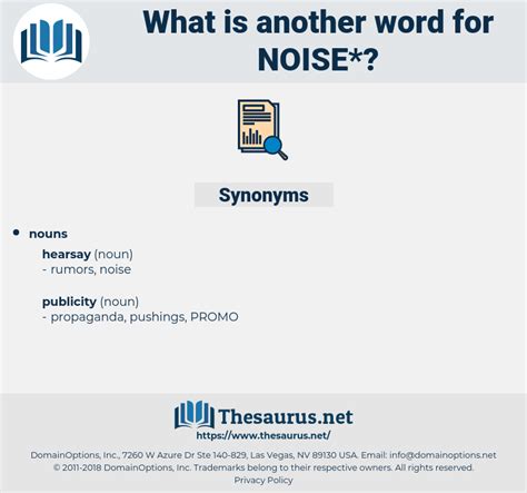 Noise thesaurus. Things To Know About Noise thesaurus. 