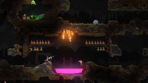 Noità - Released in 2020, Noita received a lot of positive criticisms and was nominated for best technology at the game developers choice award, most innovative gameplay at steam awards, and many more. The game sees a witch with the ability to create spells fight mythical finnish monsters in a 2-D world.