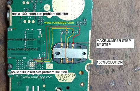 Nokia 100 Sim Jumper Diagram.