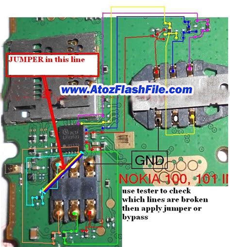 Nokia 100 Sim Jumper Diagram . 