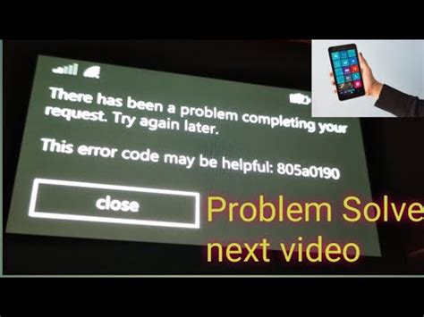 Nokia 730 error 805a0190. 2019 and can no longer be accessed.  To solve this issue I...