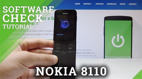 Nokia 8110 version 16.  The return of the icon.  When I go to software update section in ...